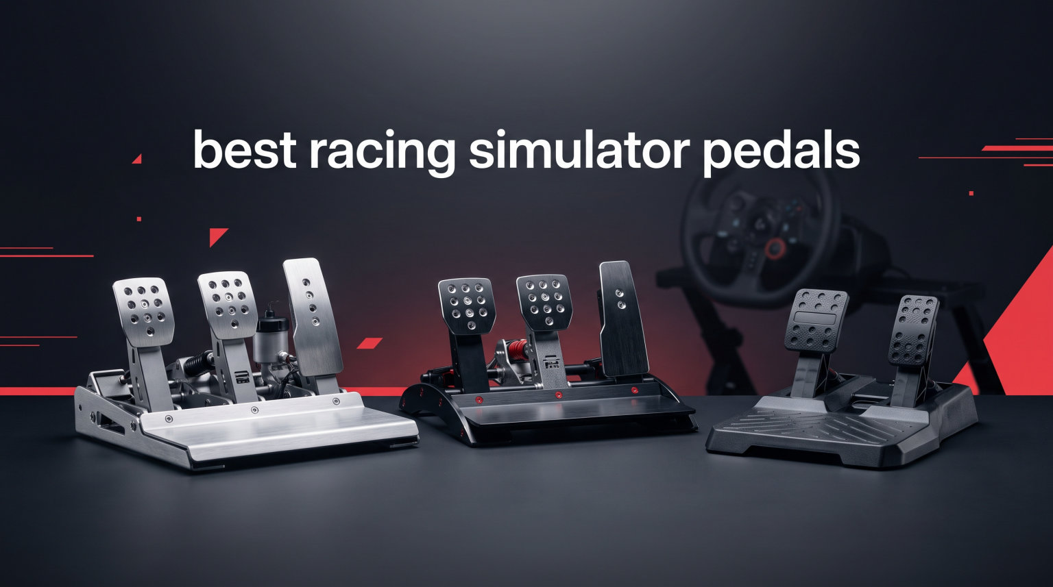 best racing simulator pedals