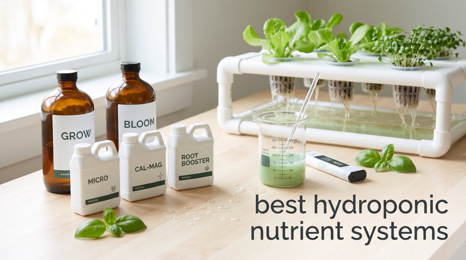 best hydroponic nutrient systems