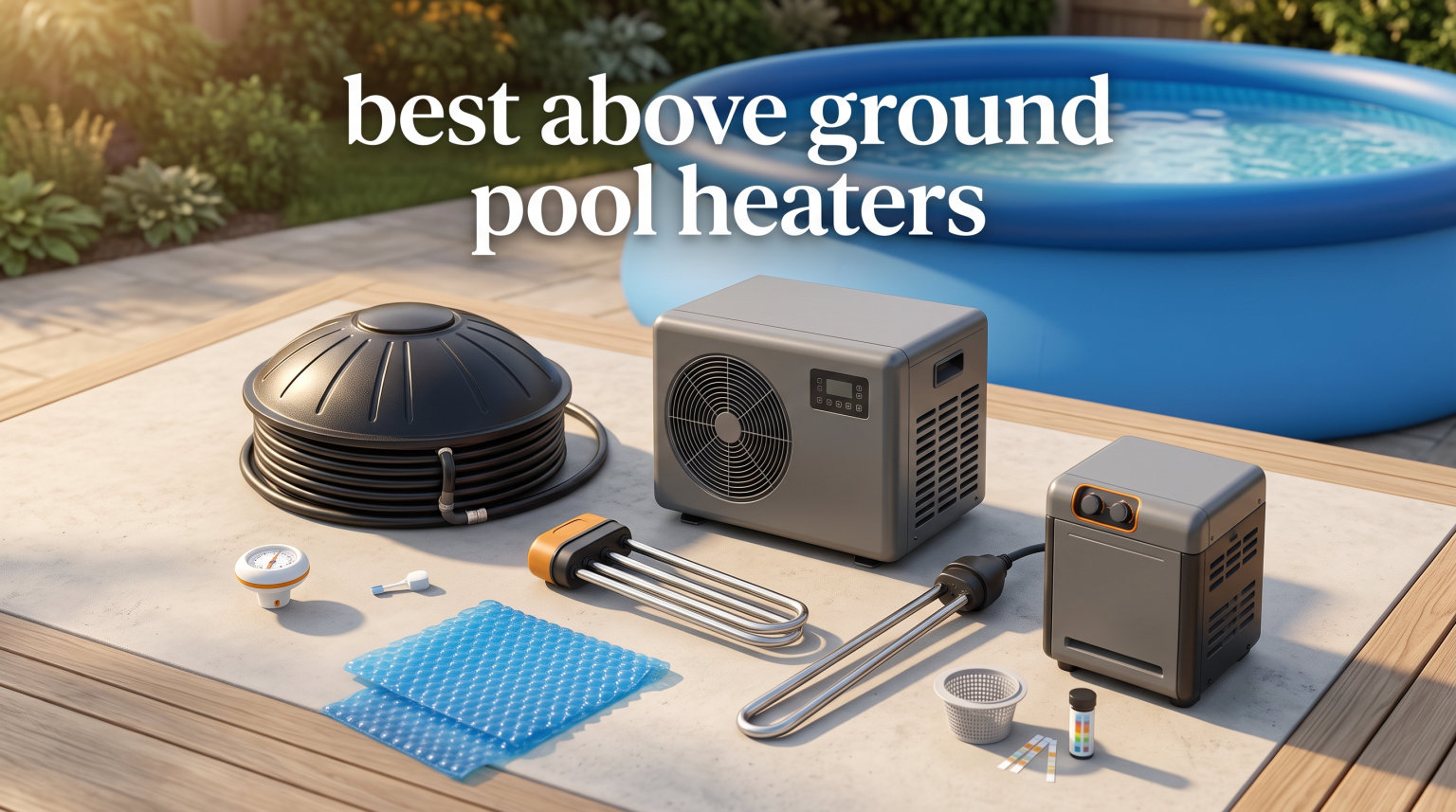 best above ground pool heaters
