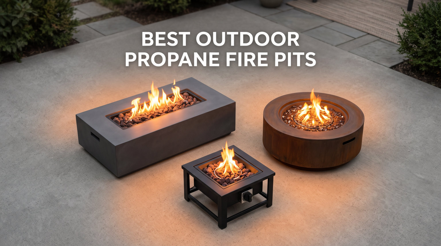 best outdoor propane fire pits