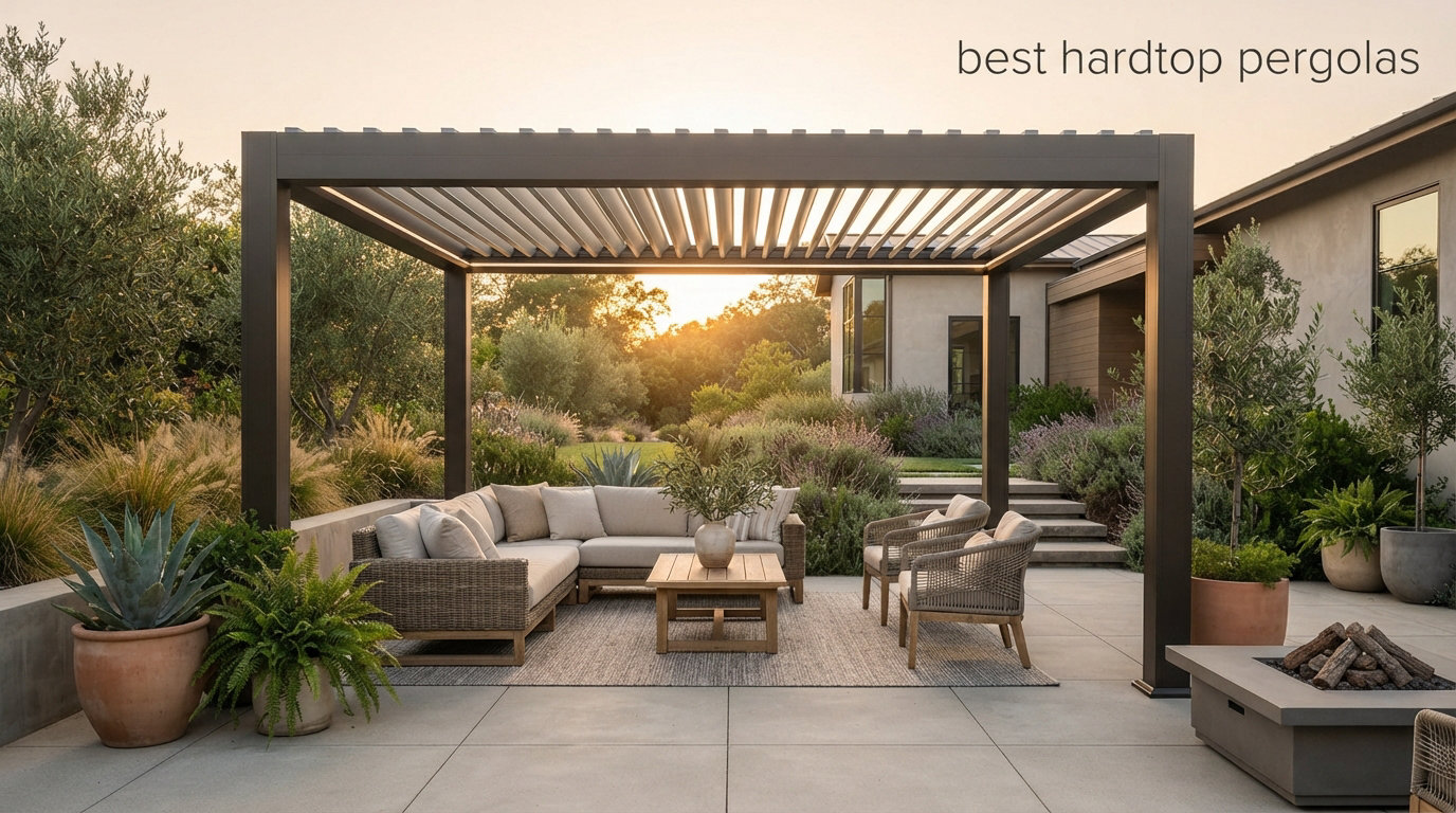 best hardtop pergolas
