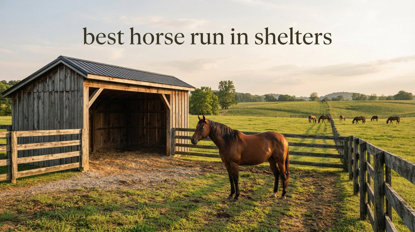 best horse run in shelters