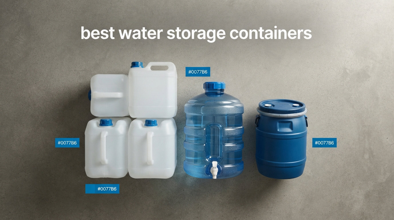 best water storage containers