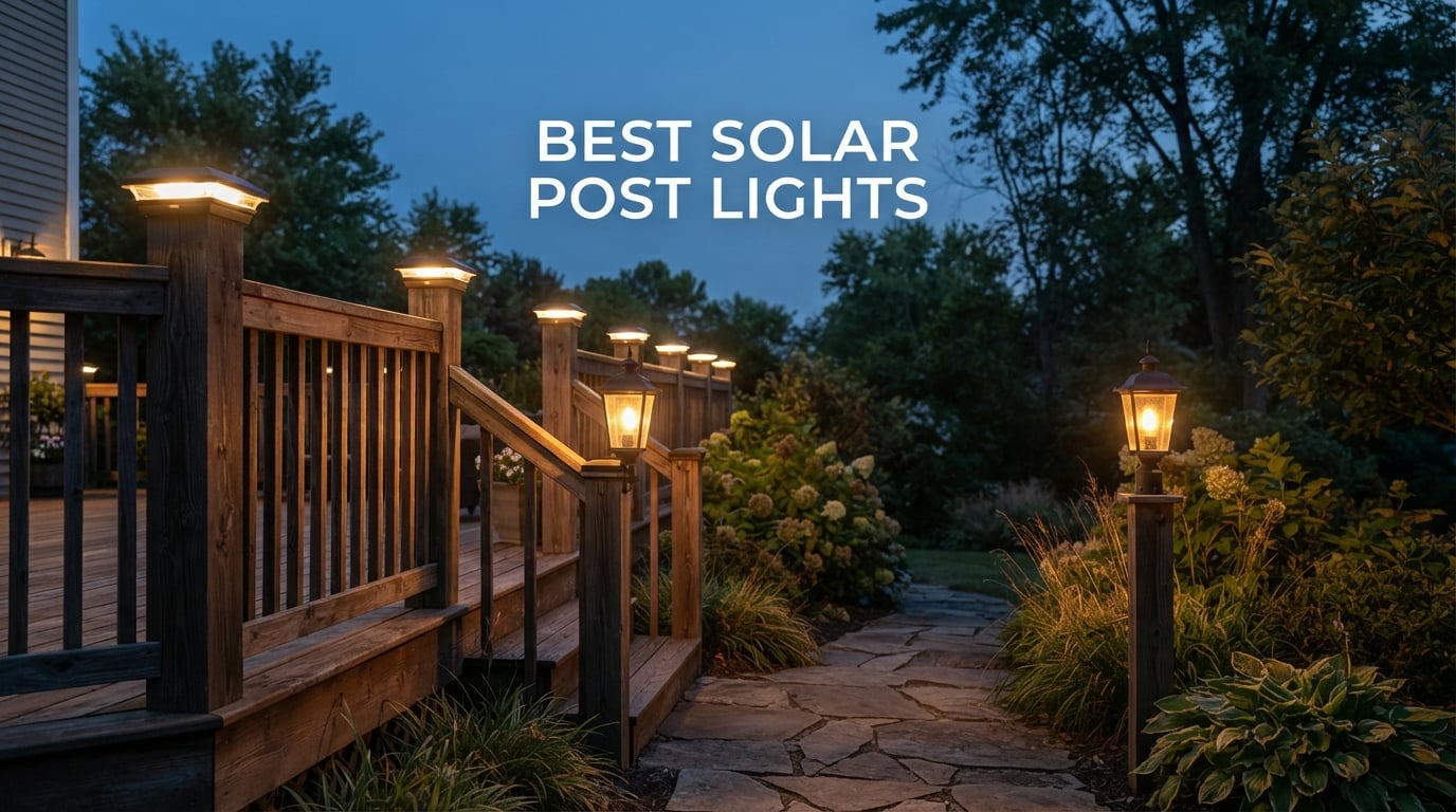 best solar post lights