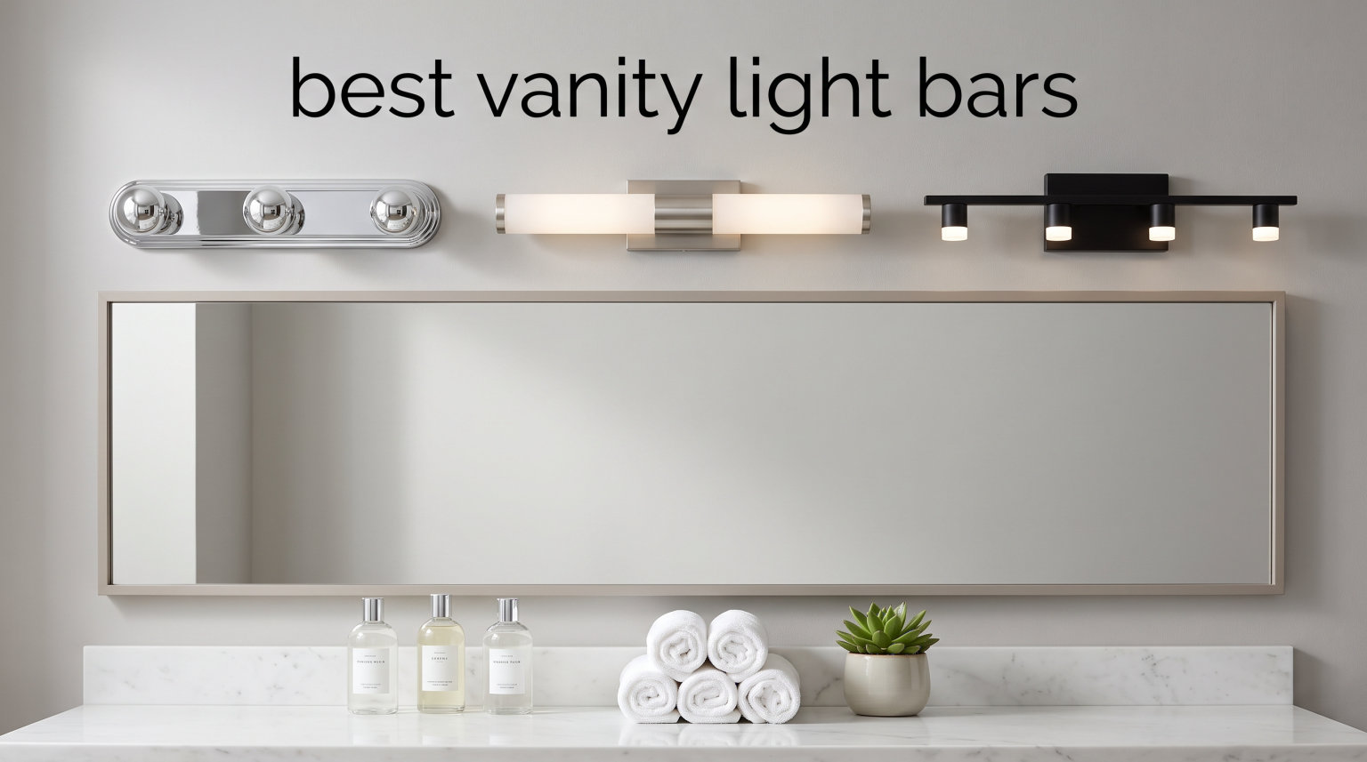 best vanity light bars