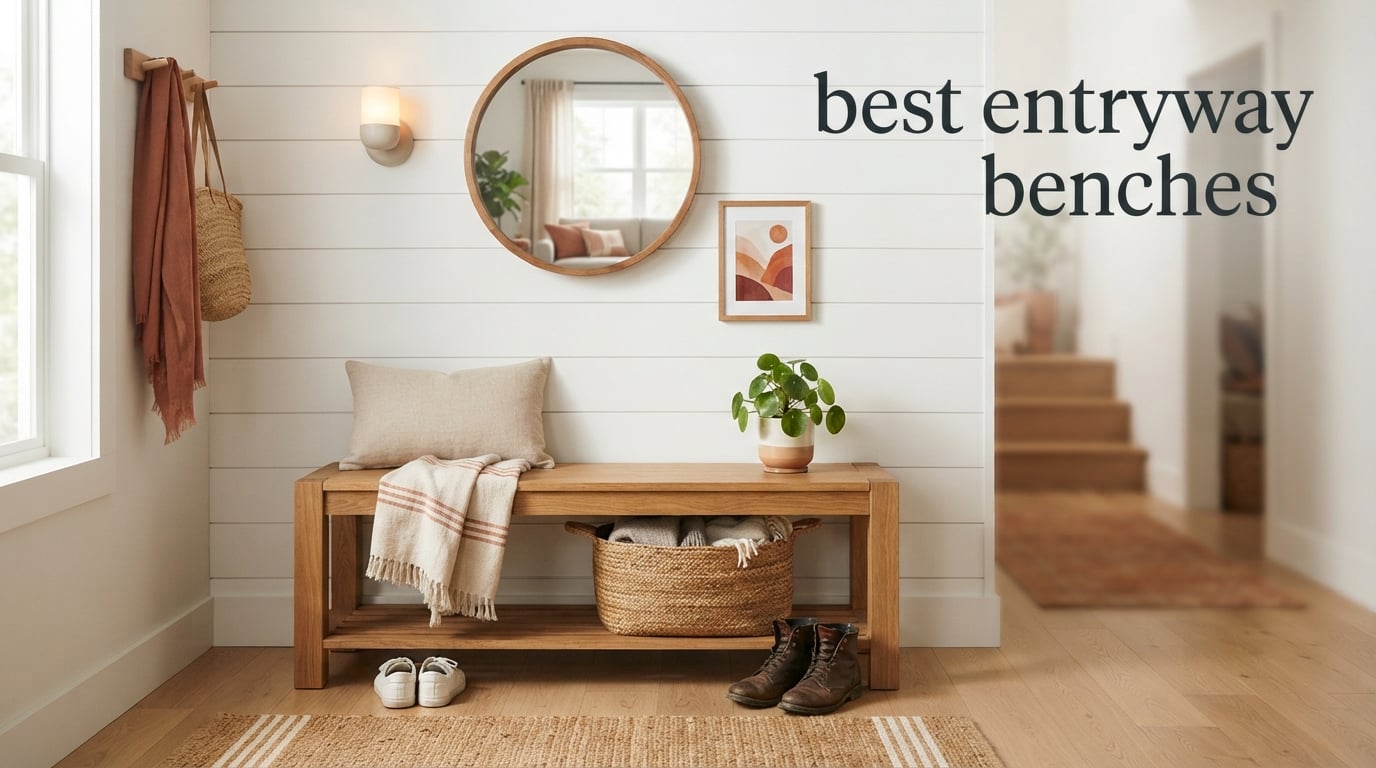 best entryway benches