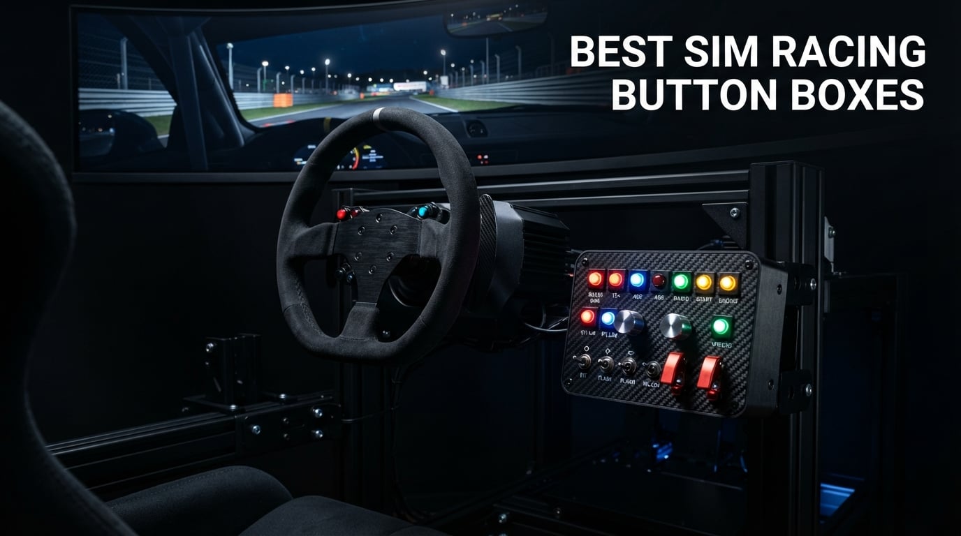best sim racing button boxes