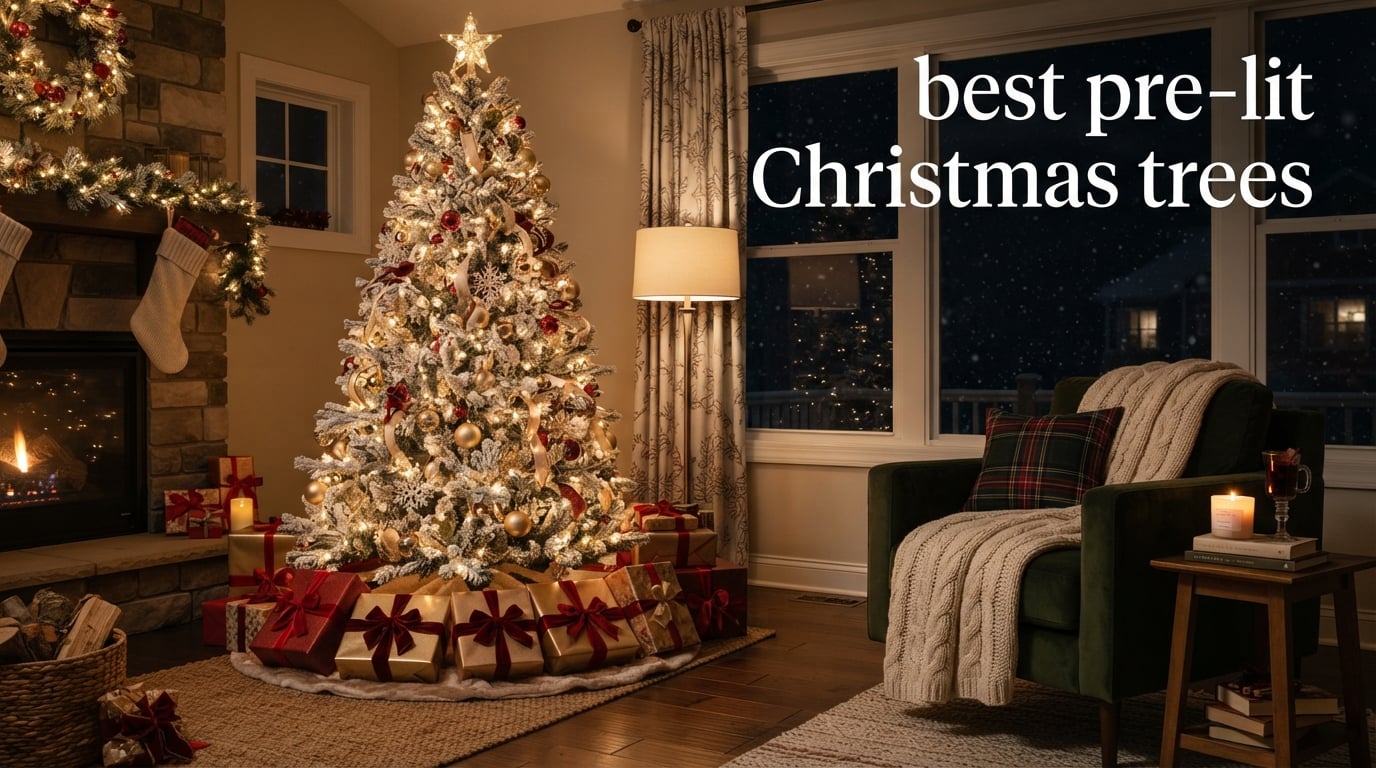 best pre-lit Christmas trees