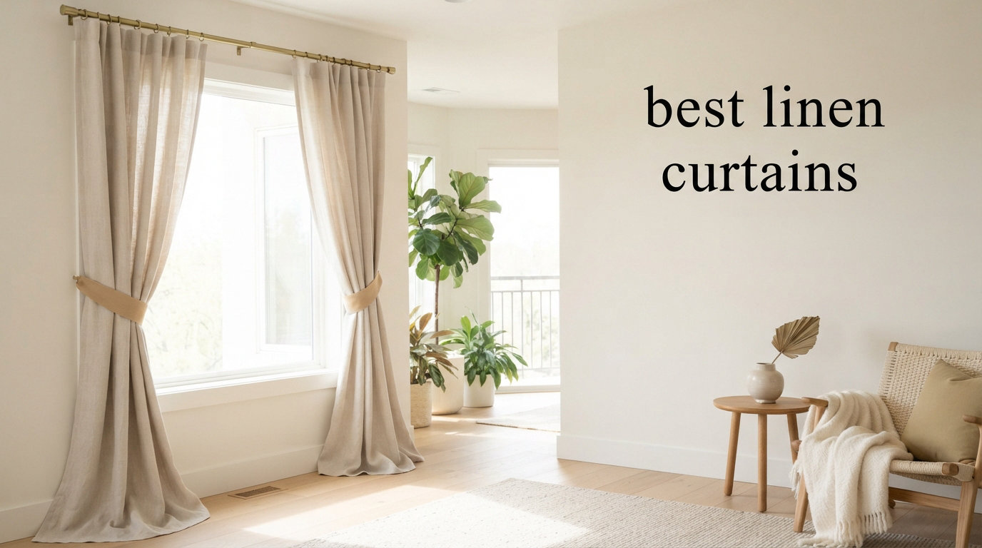 best linen curtains