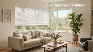best faux wood blinds