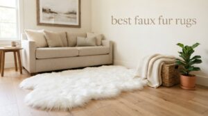 best faux fur rugs