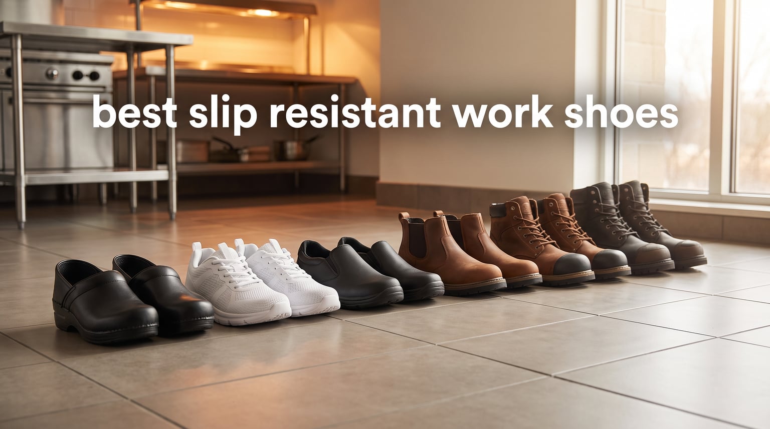best slip resistant work shoes